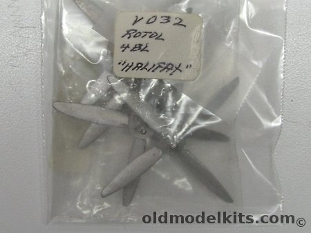 Aeroclub 1/72 Rotal 4 Bladed Propellers (4) - Halifax, AV032 plastic model kit